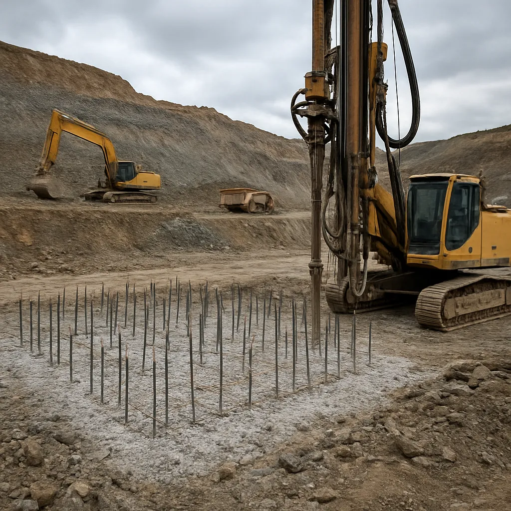 Techniki stabilizacji gruntów w rejonach wydobycia