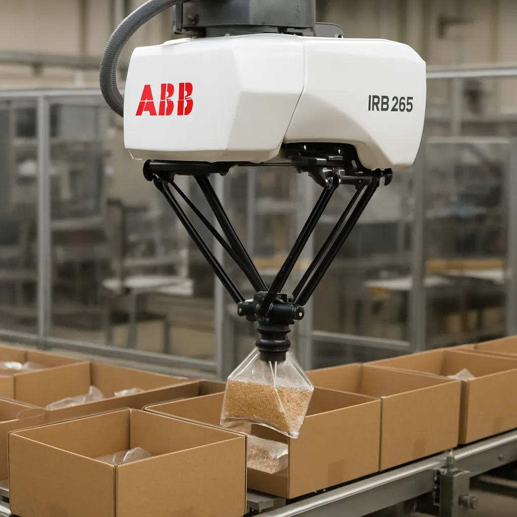 IRB 365 FlexPicker – ABB – przemysł pakujący – robot