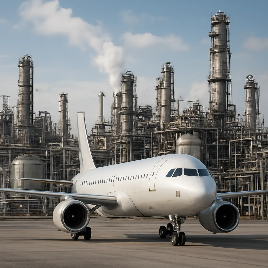 Petrochemia w przemyśle lotniczym