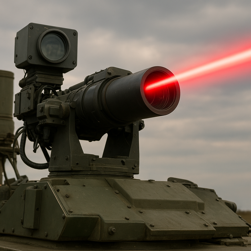 Gazy szlachetne w laserach wojskowych