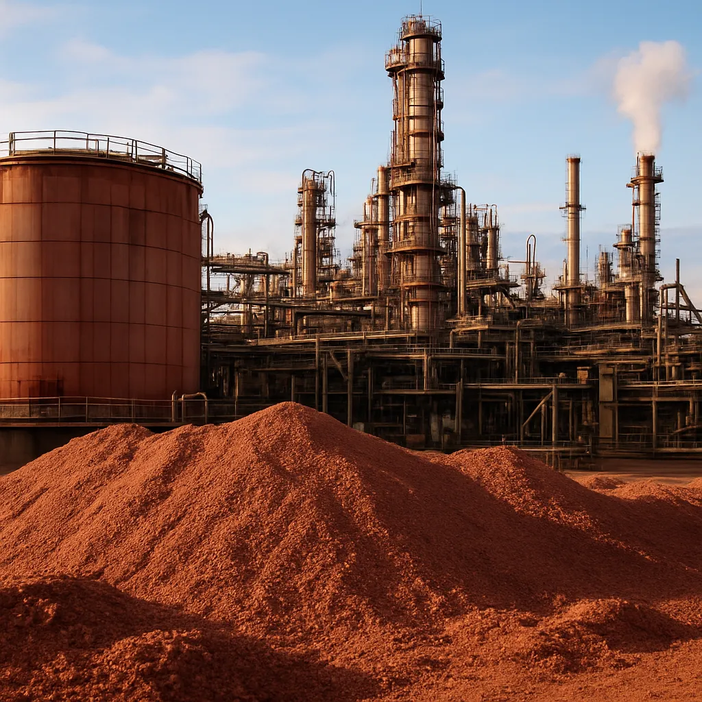 Największe zakłady produkcji miedzi rafinowanej