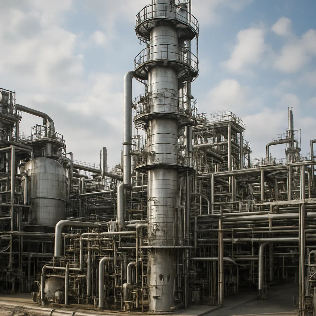 Destylacja frakcyjna w produkcji chemicznej