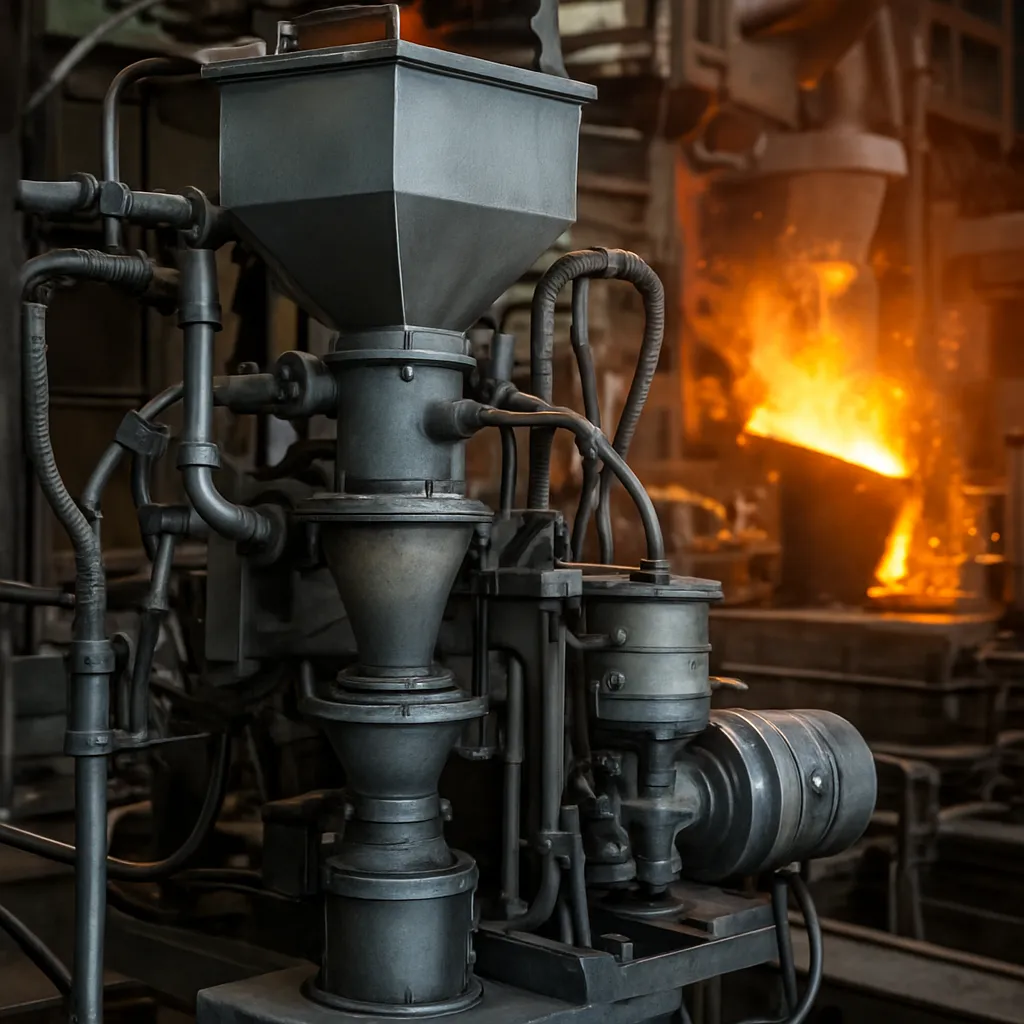 Systemy dozowania dodatków stopowych