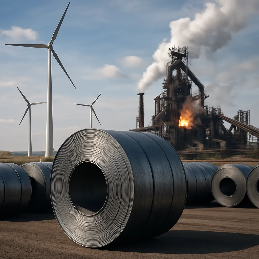 Stal w farmach wiatrowych