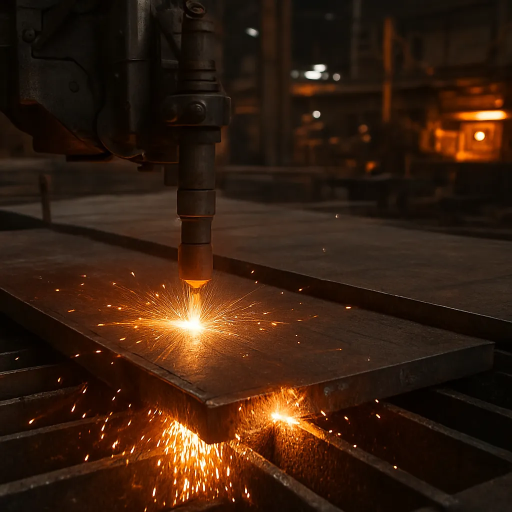 Urządzenia do cięcia gorącej stali