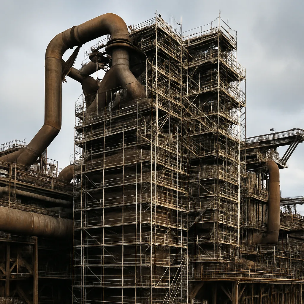 Rusztowania wielkopiecowe i ich utrzymanie