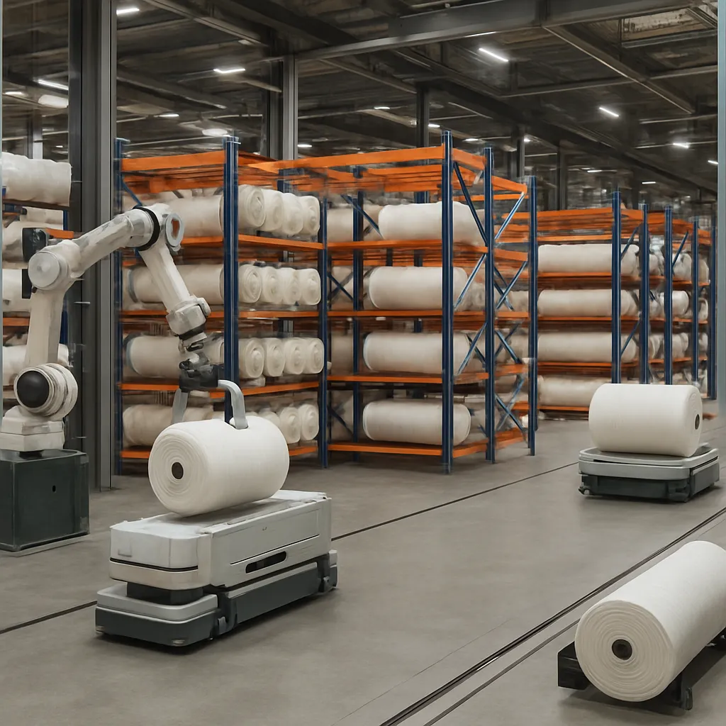 Systemy automatycznego magazynowania w fabrykach tekstyliów