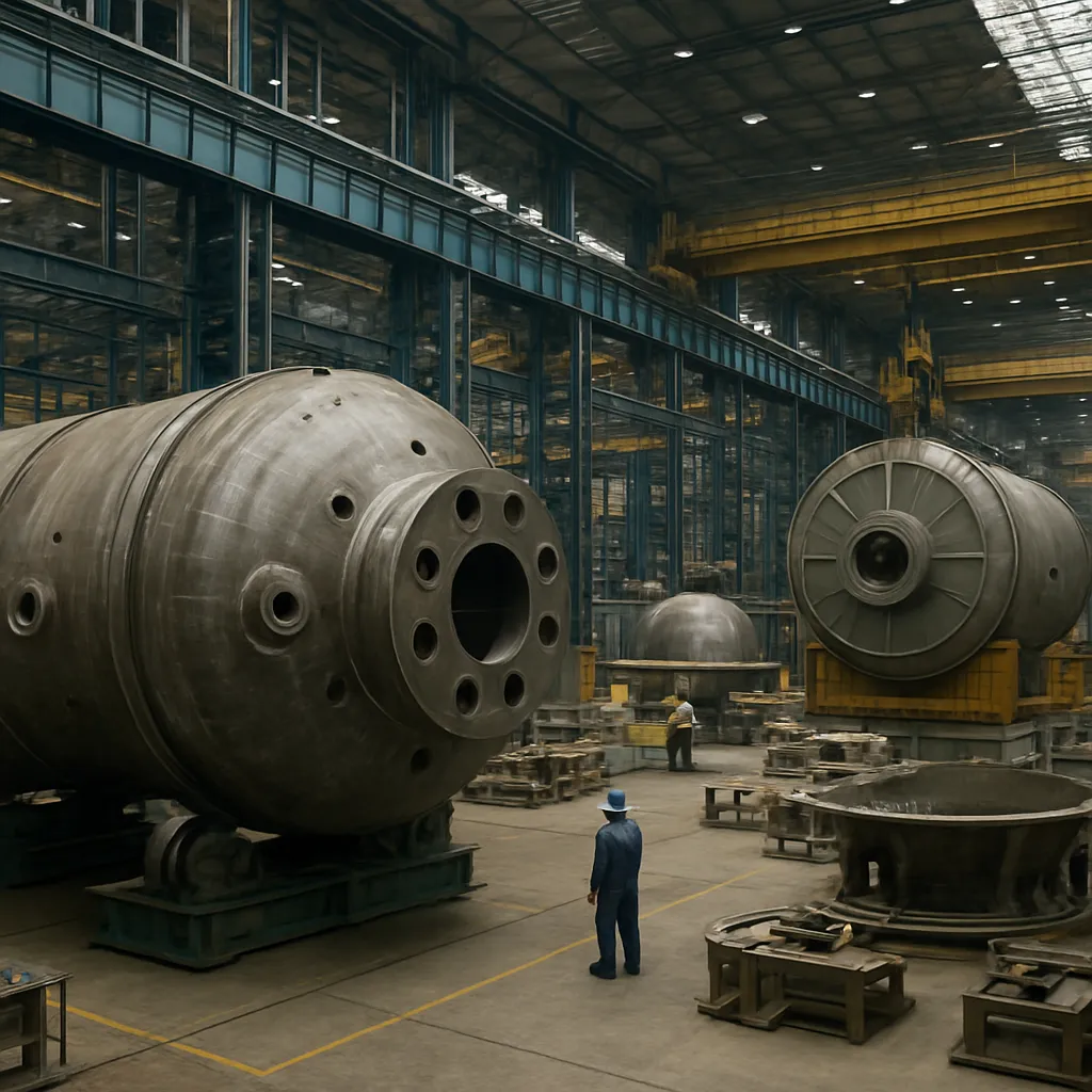 Największe fabryki podzespołów dla energetyki jądrowej
