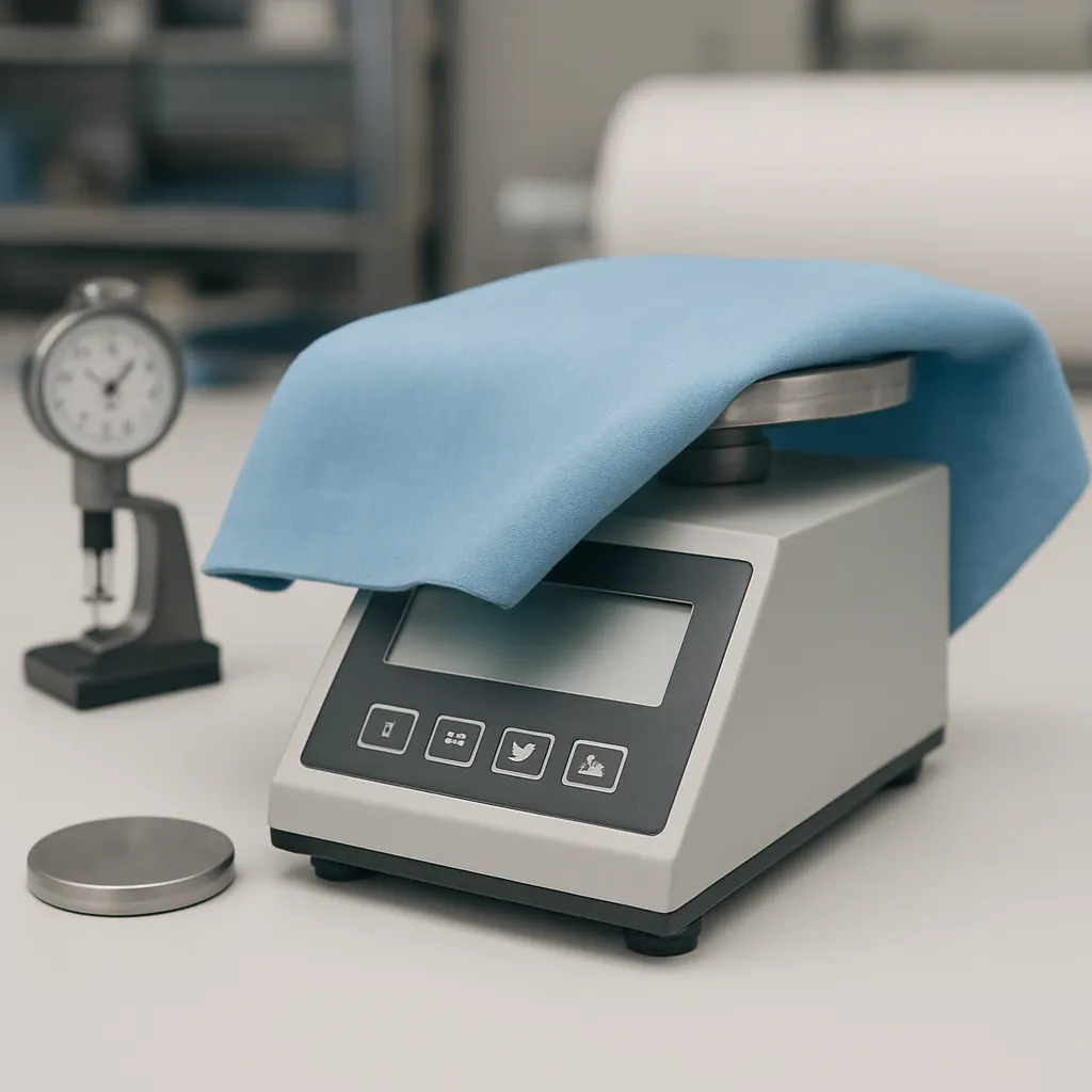 Urządzenia do pomiaru gramatury tkanin