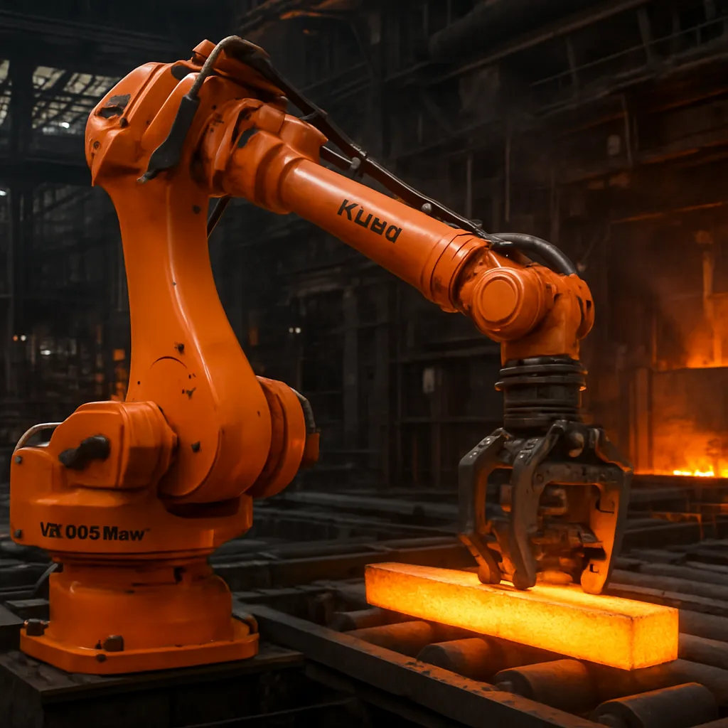 KR 1000 titan – KUKA – przemysł hutniczy – robot