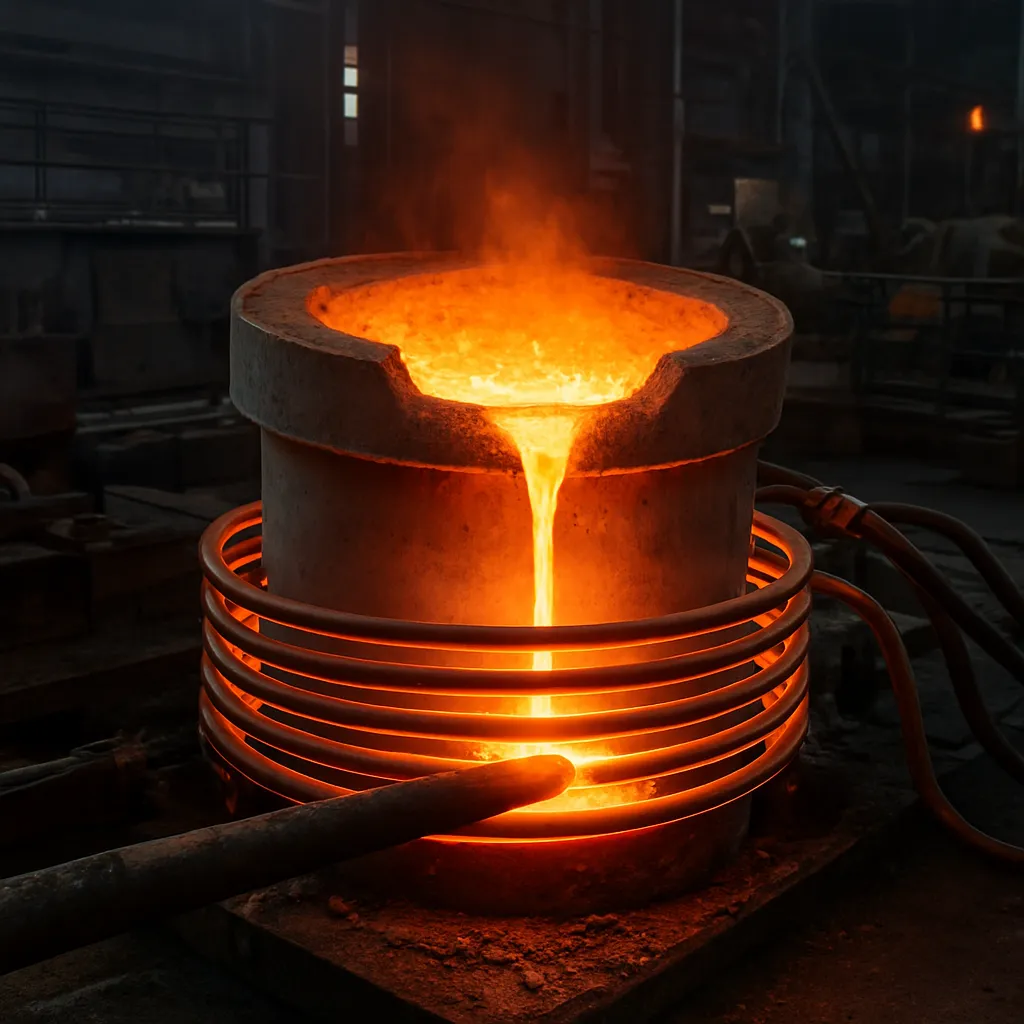 Piece indukcyjne w produkcji metali