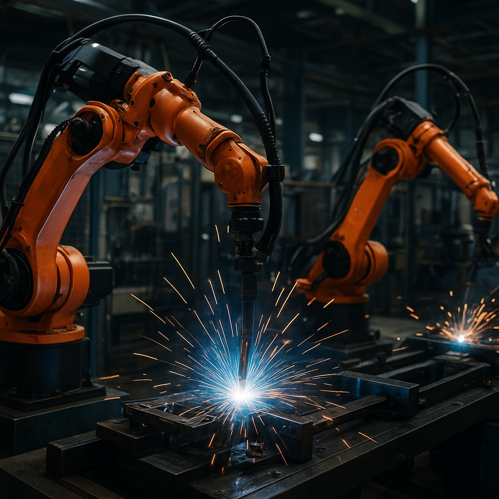 Roboty spawalnicze w automatyzacji produkcji