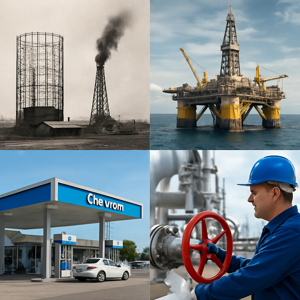 Historia firmy Chevron – przemysł naftowy, energetyka