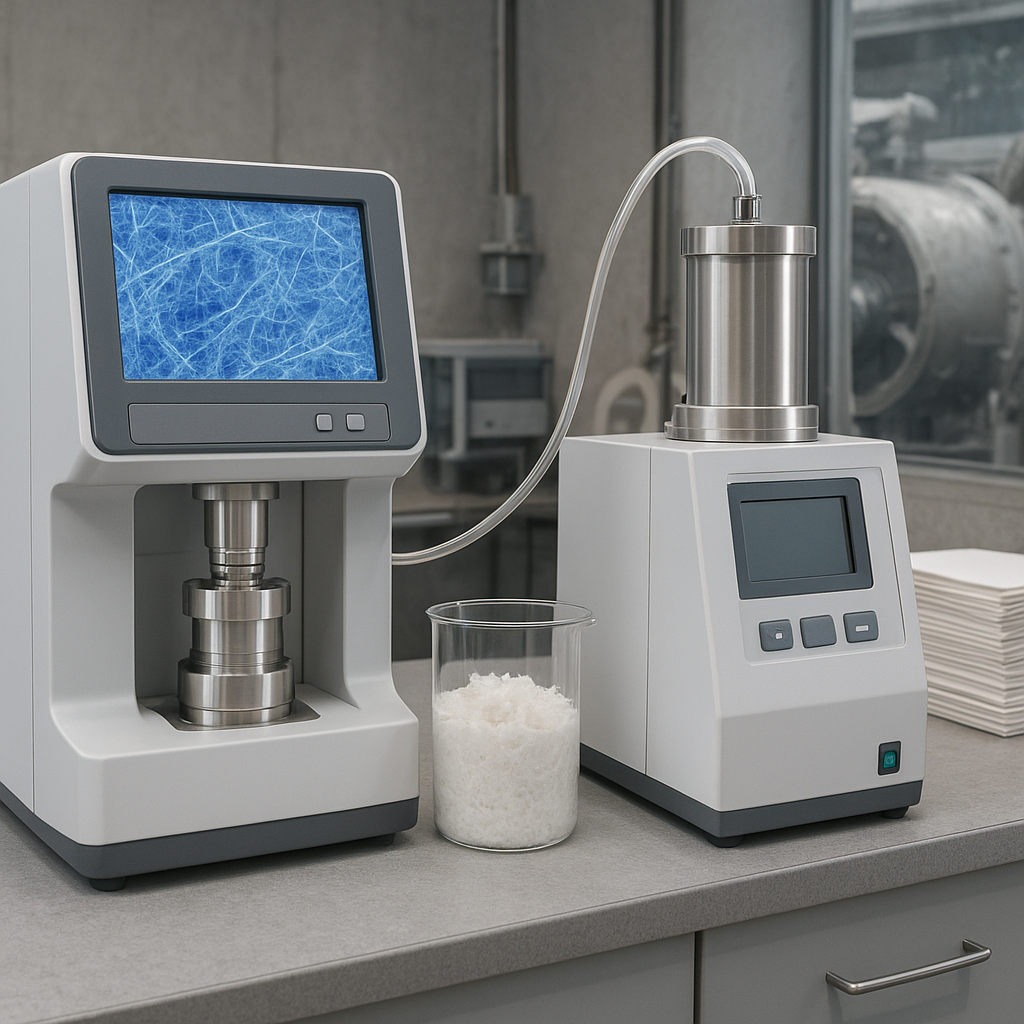 Analizatory włókna i jakości masy celulozowej