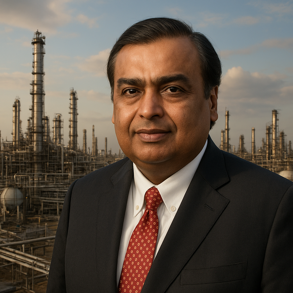 Mukesh Ambani – petrochemia i rafinerie