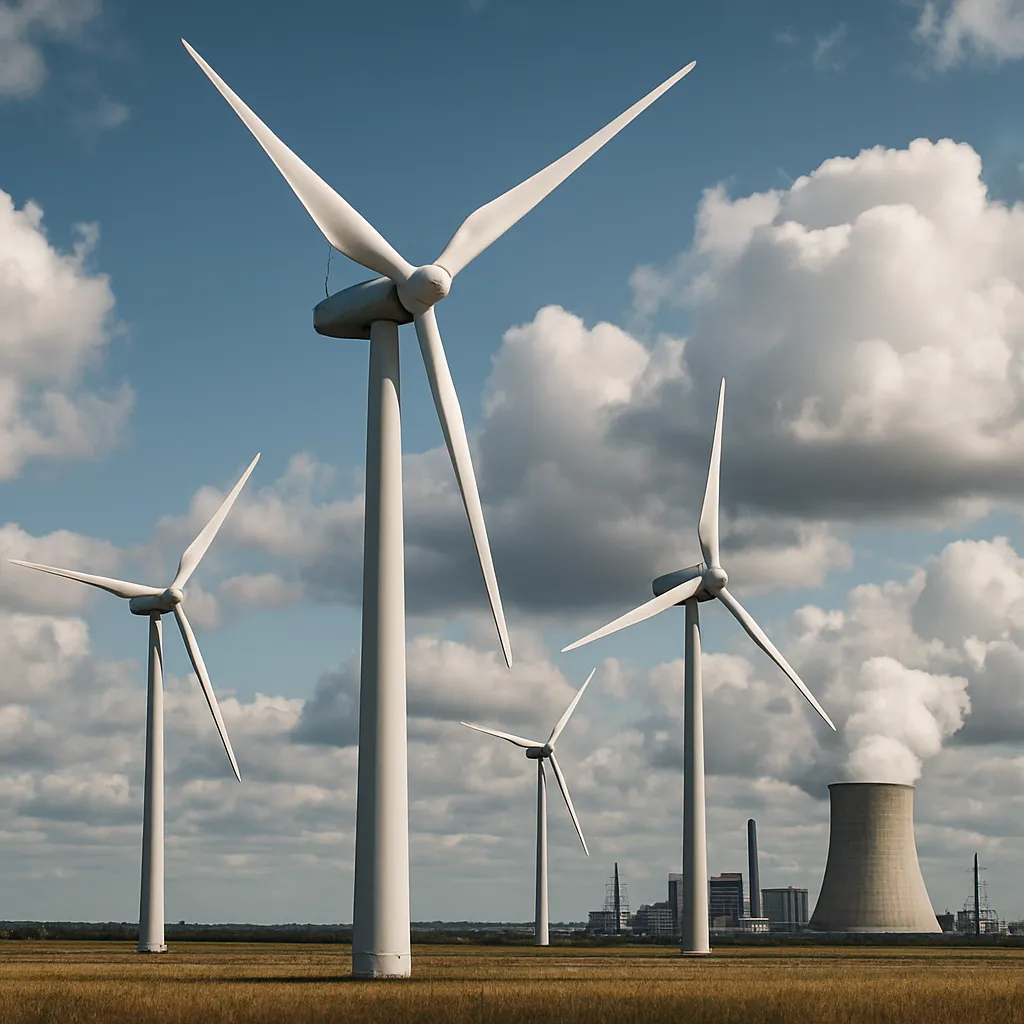 Przemysłowe turbiny wiatrowe o zmiennej prędkości obrotowej