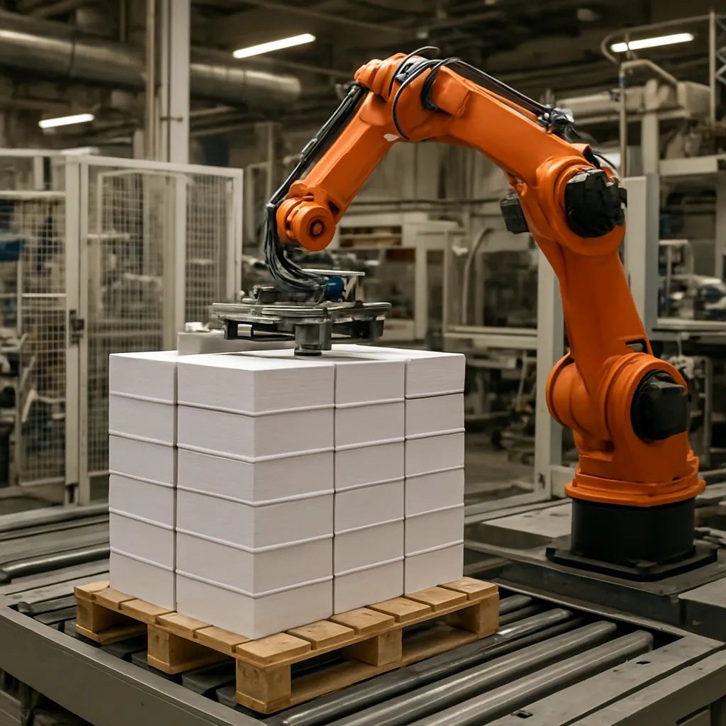 Automatyzacja paletyzacji produktów papierowych