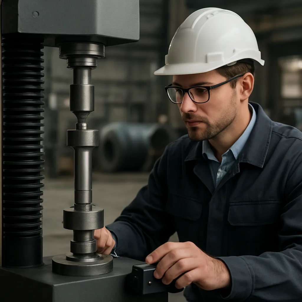 Badania mechaniczne wyrobów stalowych