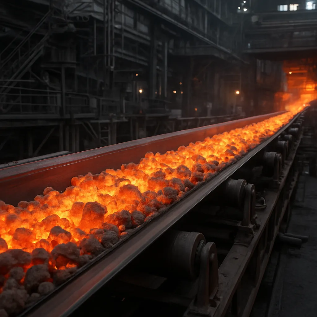 Transportery taśmowe do surowców hutniczych