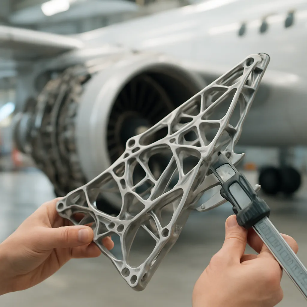 Optymalizacja masy komponentów lotniczych