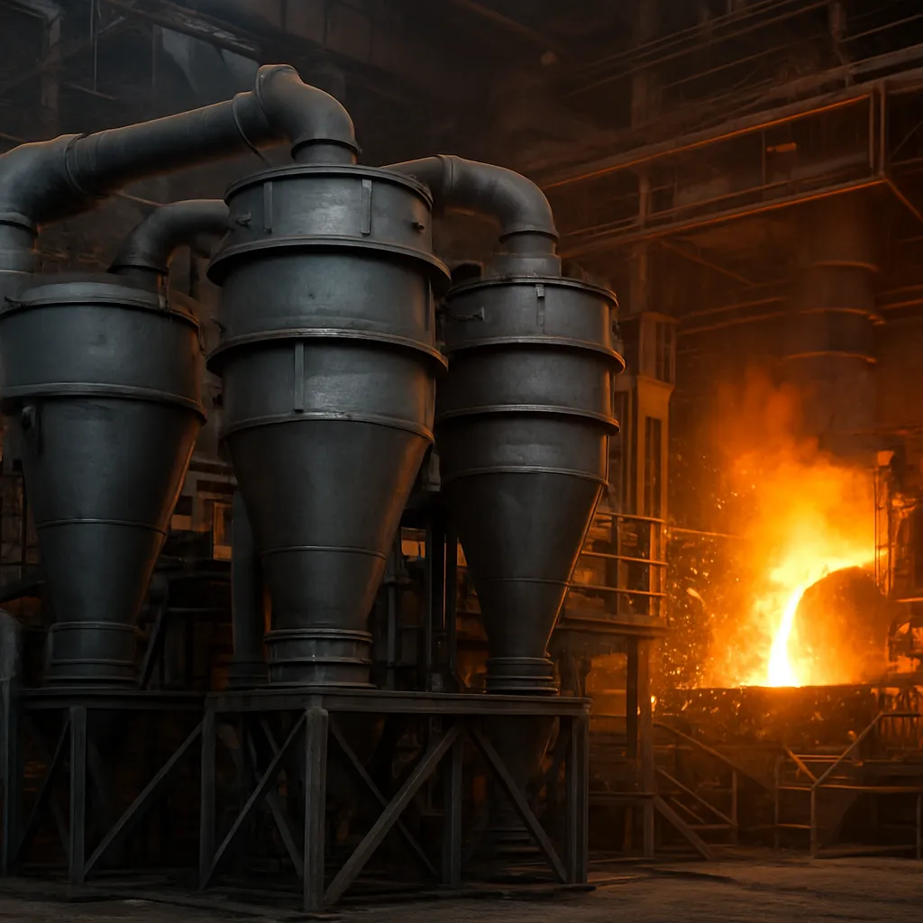 Odpylacze cyklonowe w hutnictwie