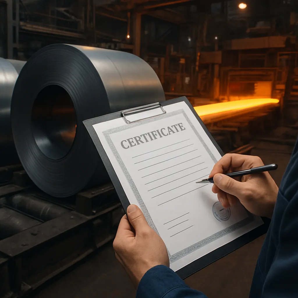 Certyfikacja producentów stali