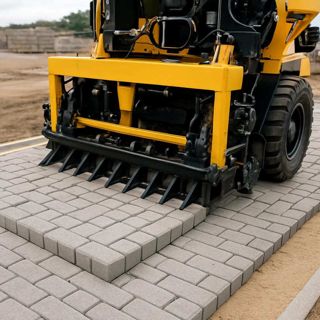 Maszyny do układania kostki brukowej