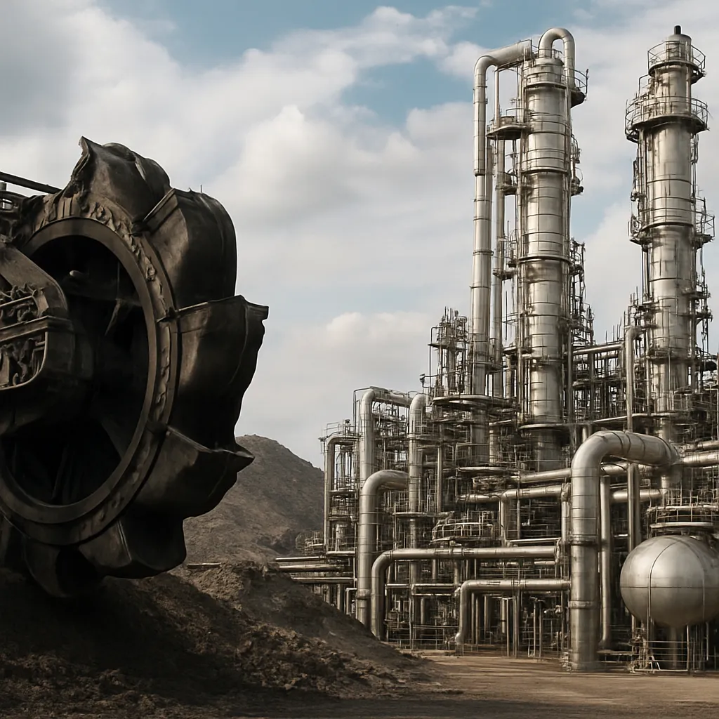 Związek między górnictwem a przemysłem chemicznym