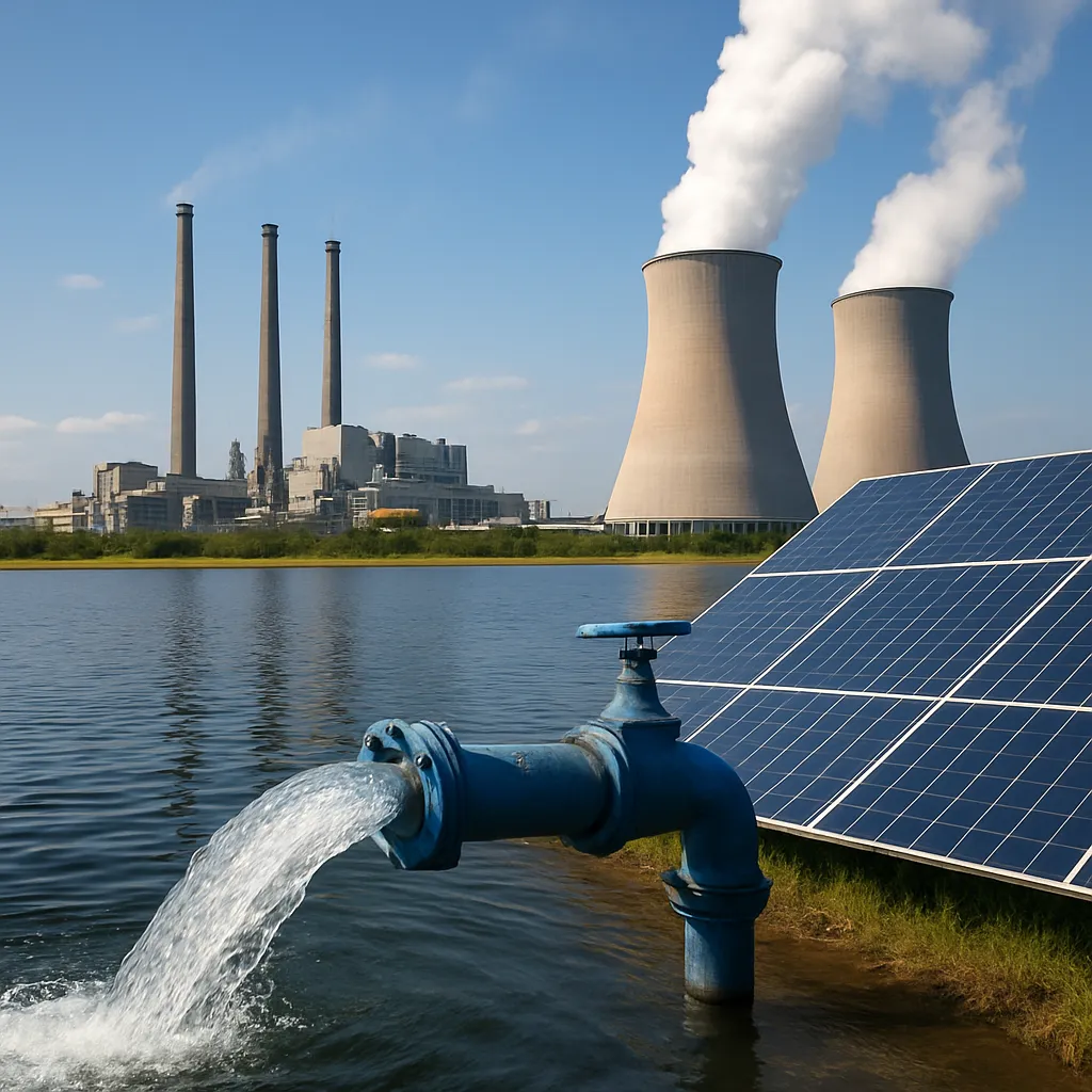 Zużycie wody w elektrowniach i metody jego ograniczania