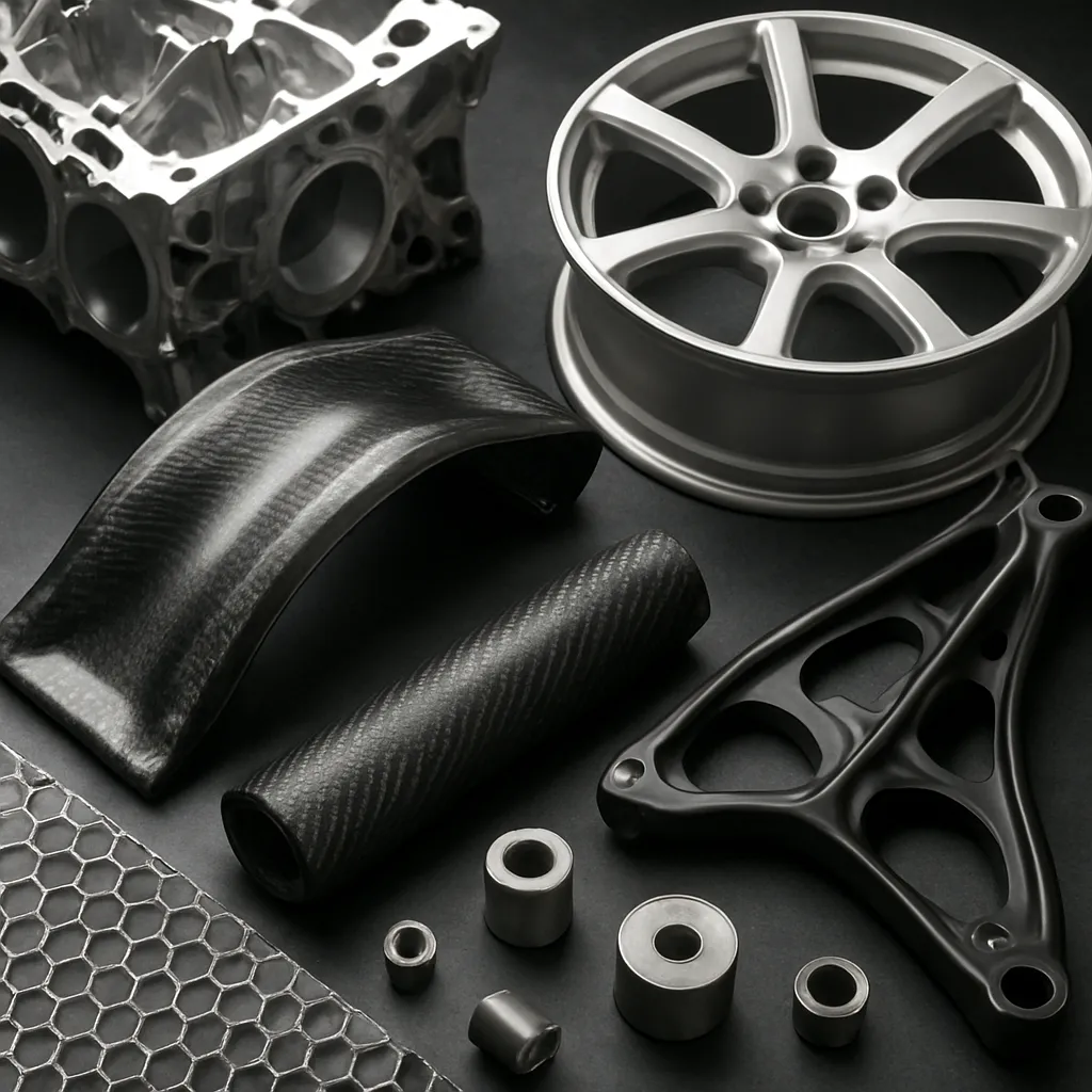 Technologie redukcji masy komponentów samochodowych