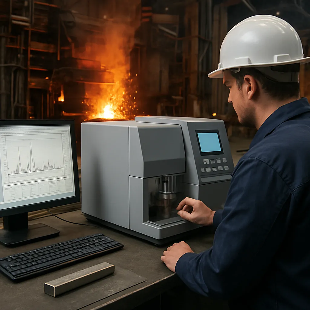 Urządzenia do pomiaru składu chemicznego stali