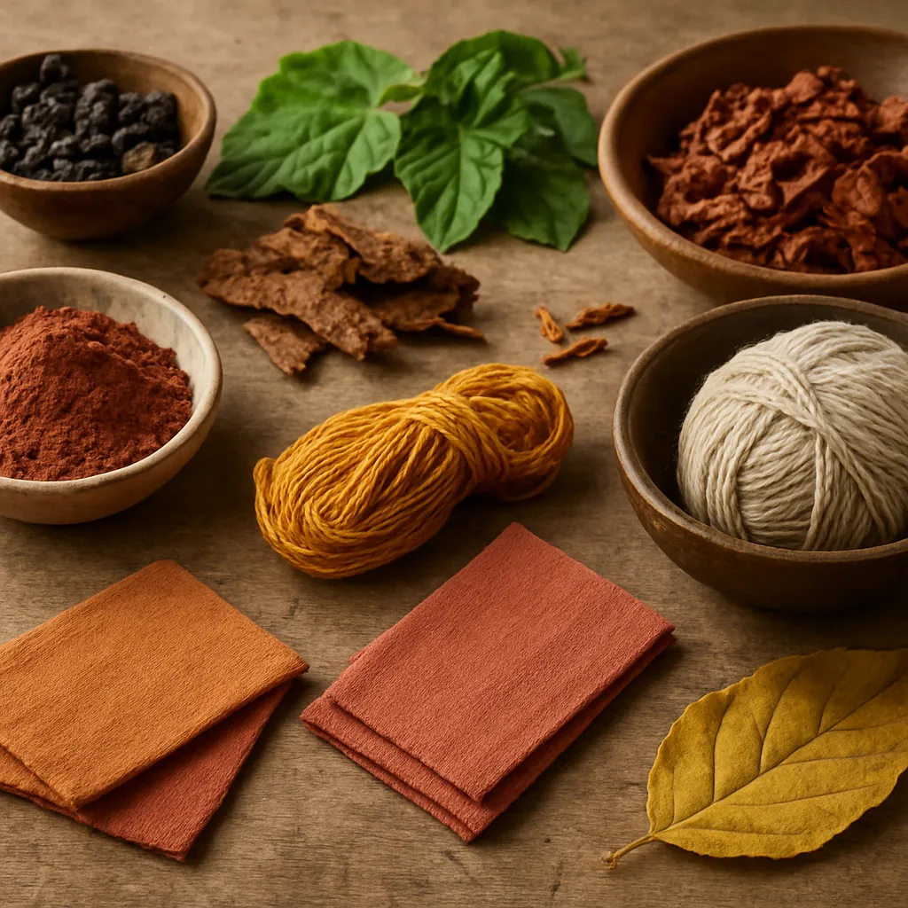 Ekologiczne surowce do barwników tekstylnych