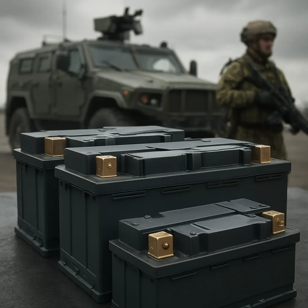 Wysokoprądowe baterie litowe dla sprzętu wojskowego