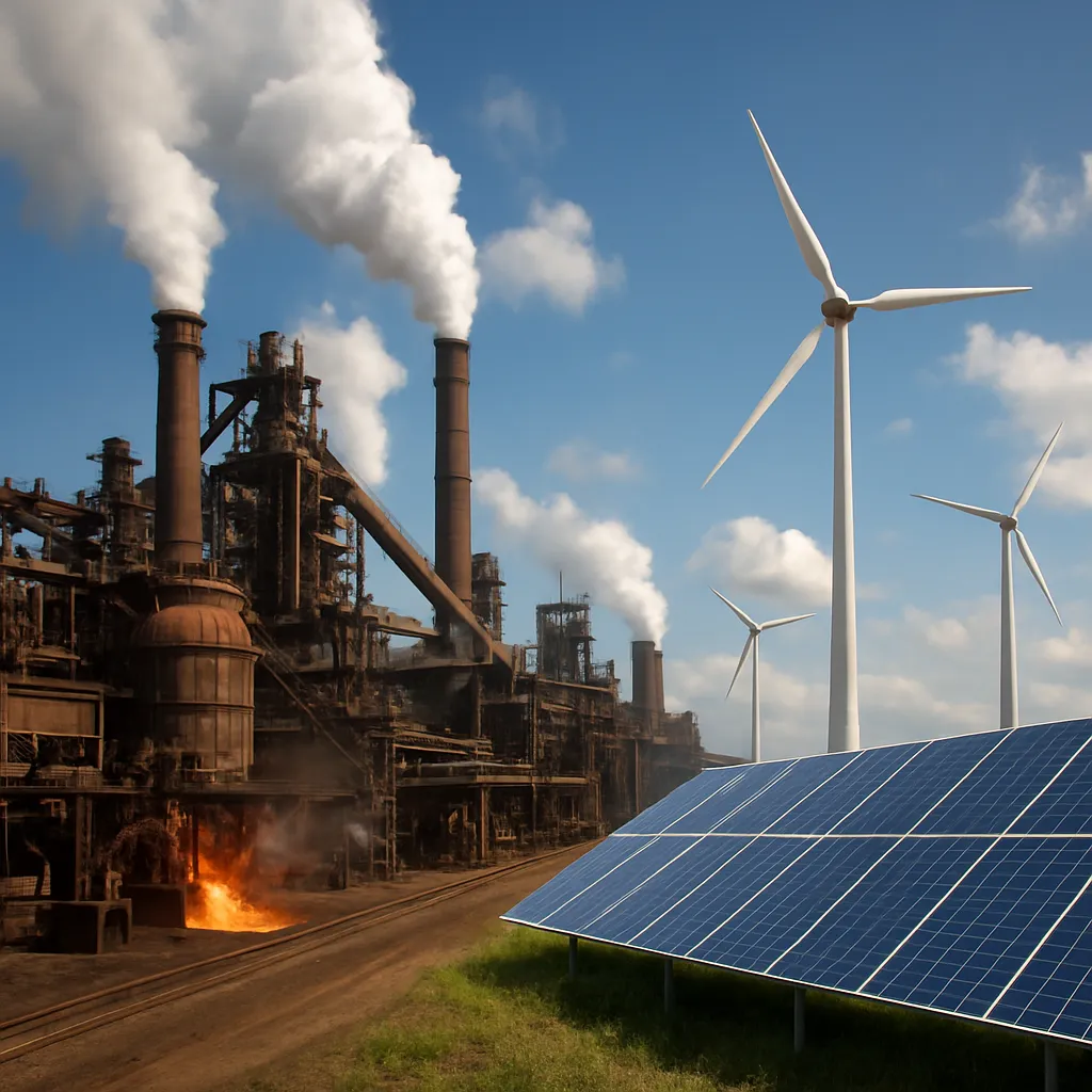 Jak wygląda transformacja energetyczna w przemyśle ciężkim