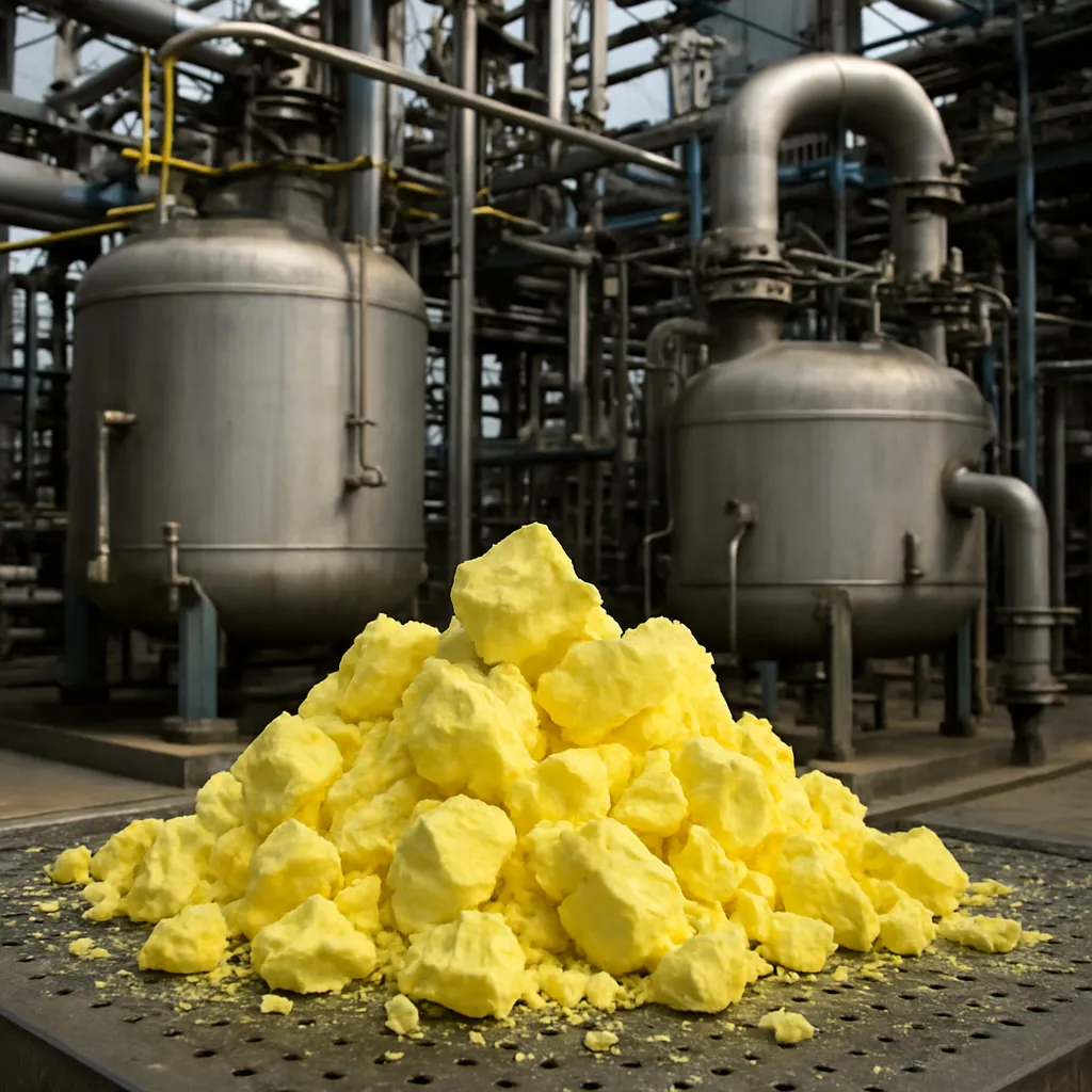 Siarka elementarna w technologii przemysłowej