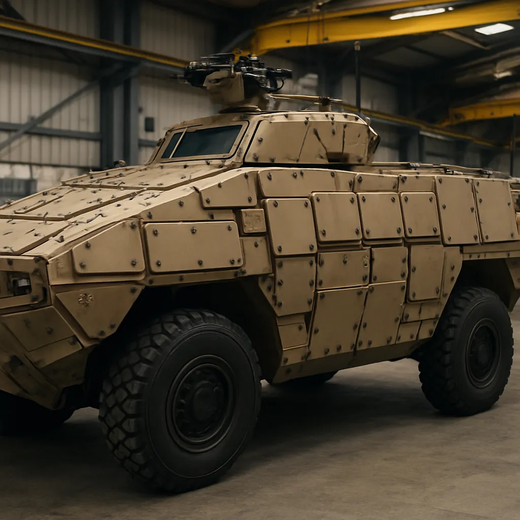 Pancerz modułowy w pojazdach opancerzonych