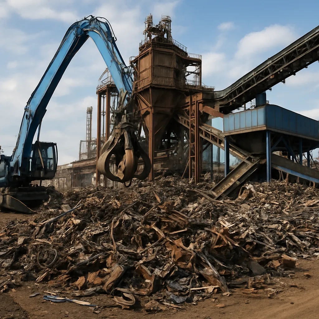 Instalacje do recyklingu złomu stalowego