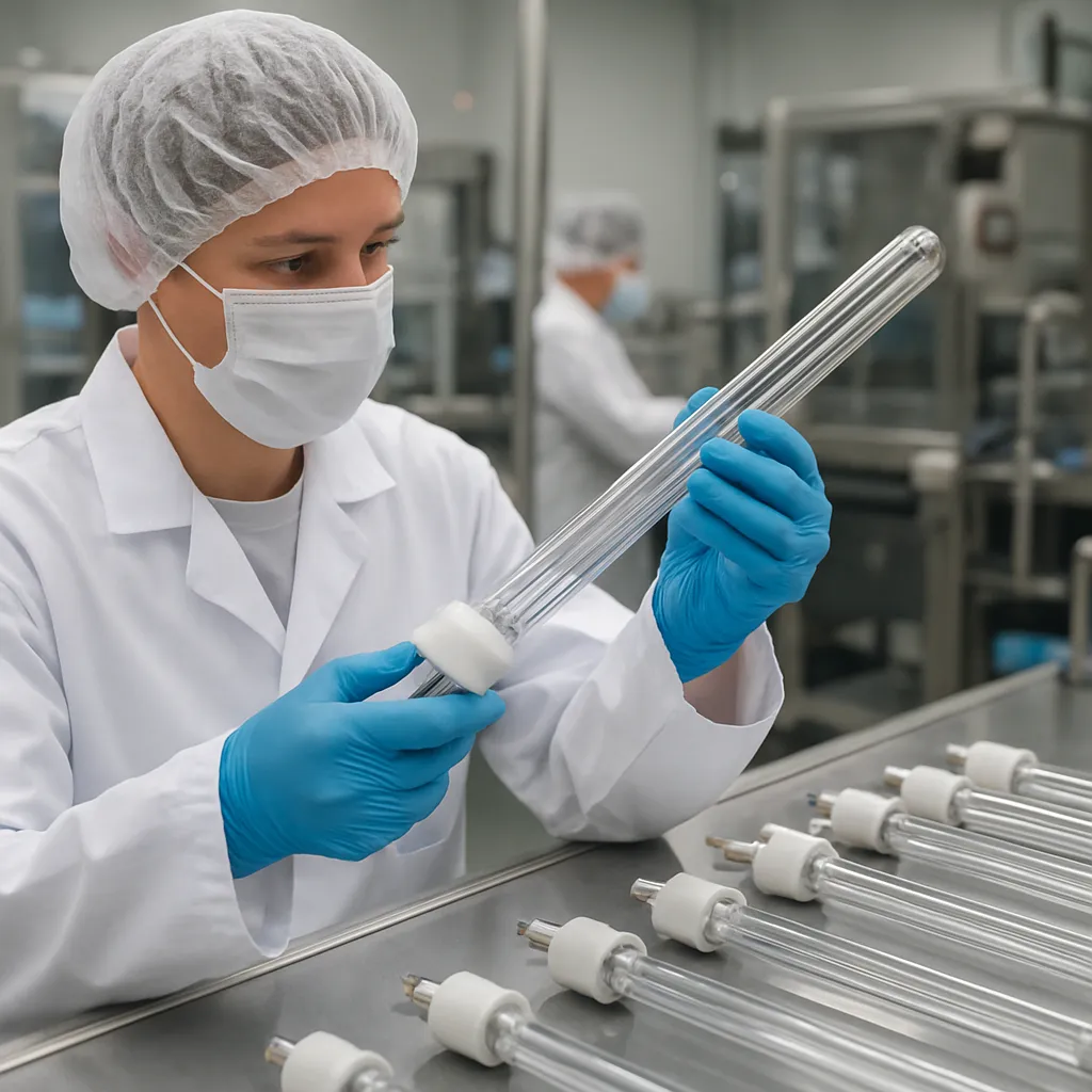 Produkcja wysokowydajnych lamp bakteriobójczych