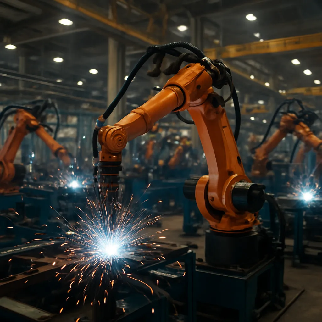 Największe fabryki robotów spawalniczych