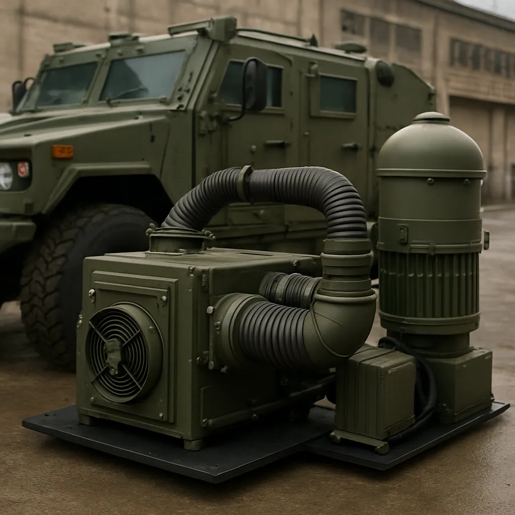 Systemy filtrowentylacji dla pojazdów wojskowych
