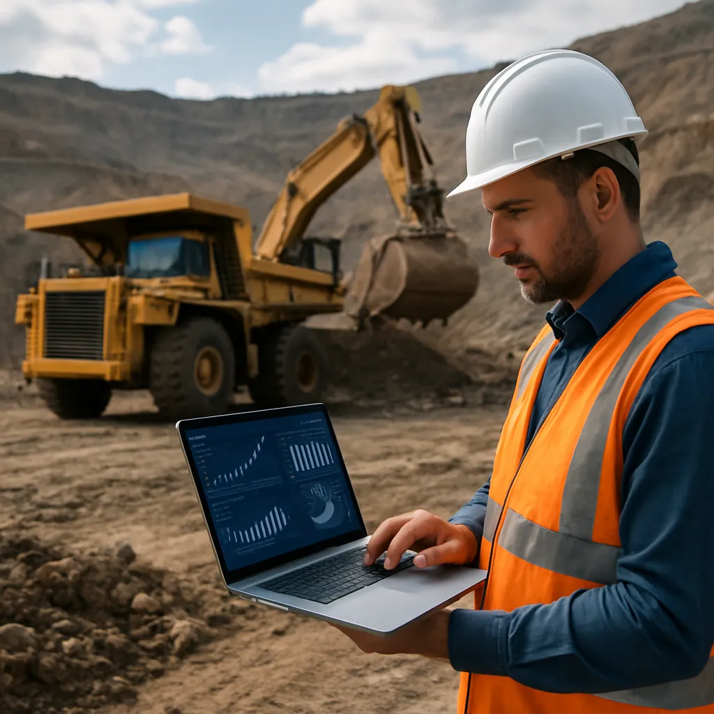 Zarządzanie flotą maszyn górniczych