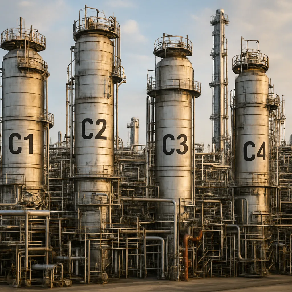 Frakcje C1–C4 w petrochemii