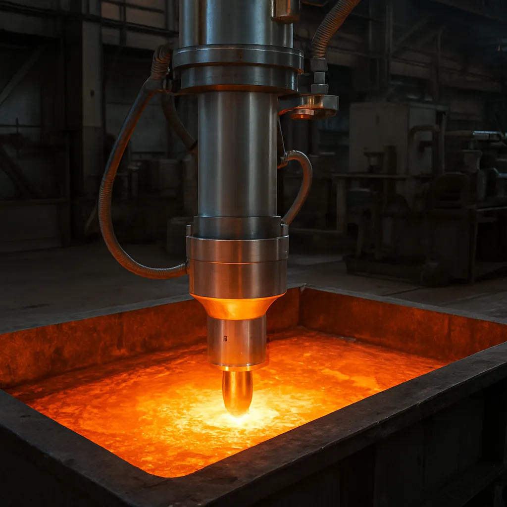 Urządzenia do homogenizacji ciekłego metalu