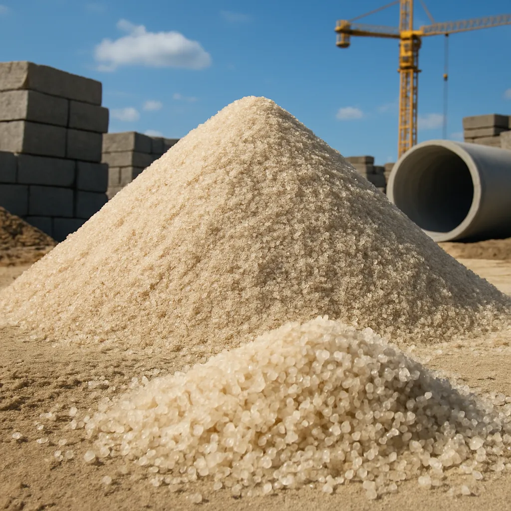 Piasek kwarcowy – znaczenie w produkcji materiałów