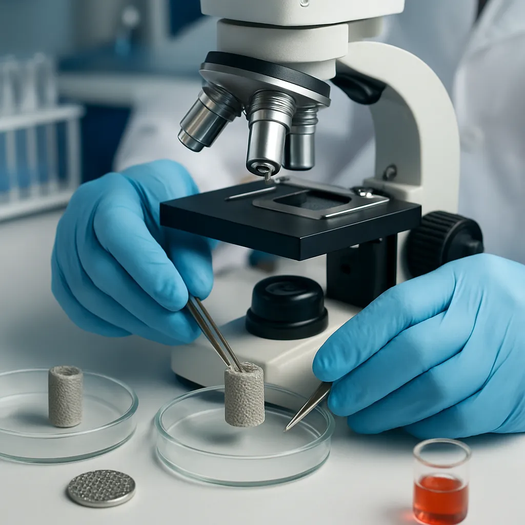 Badania nad bioaktywnymi powierzchniami implantów