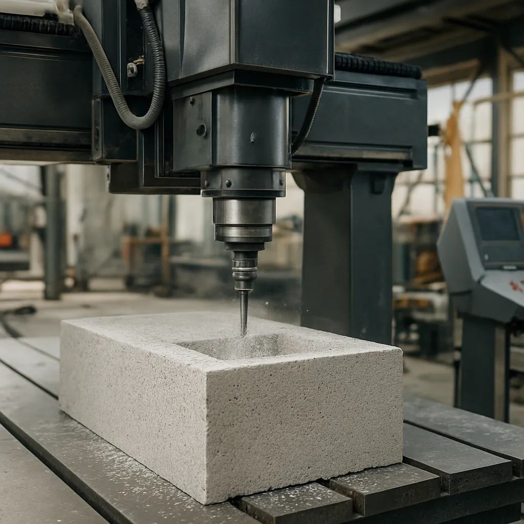 Maszyny CNC w produkcji elementów budowlanych