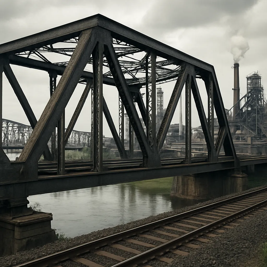 Mosty kolejowe ze stali