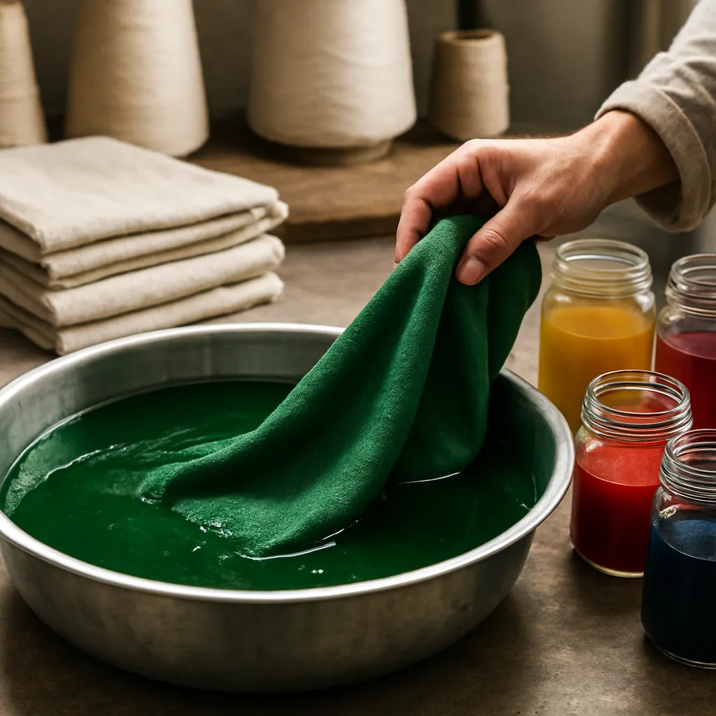 Zrównoważone barwniki w produkcji tkanin