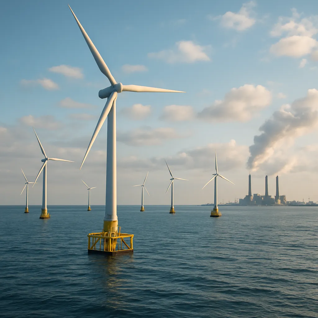 Rozwój pływających farm wiatrowych