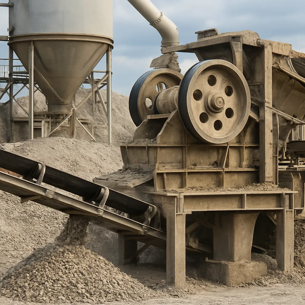 Obróbka i przygotowanie surowców w kruszarkach przemysłowych